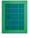 ETRO HOME logo checkered blanket - Green