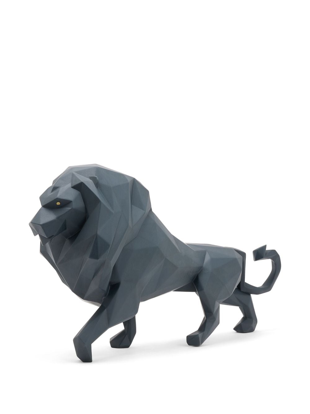 Shop Lladrò Lion Sculpture In Schwarz