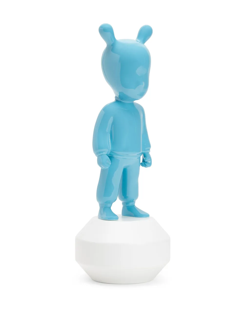 Lladrò The Guest Small Figurine In Blue