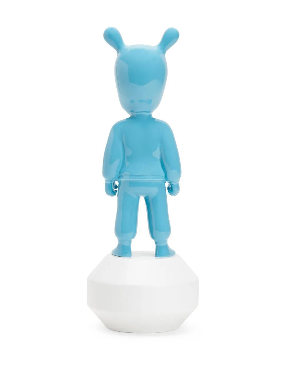 Lladrò The Guest Small Figurine In Blue