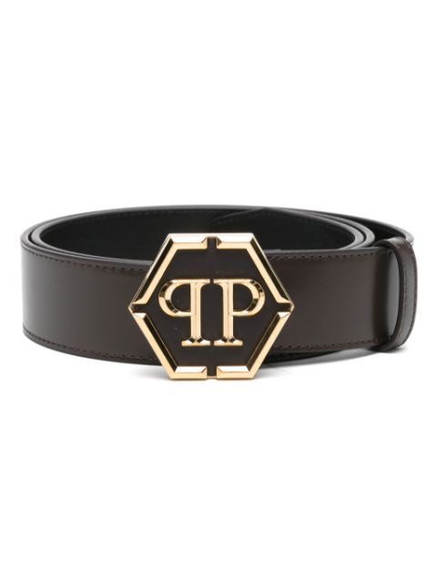 Philipp Plein logo-buckle belt Men