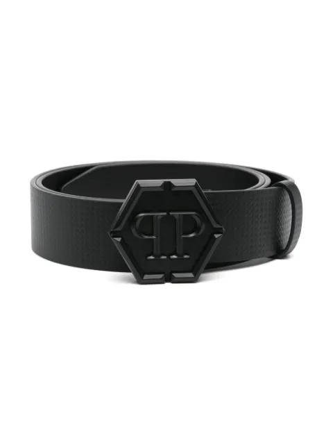 Philipp Plein logo-buckle belt