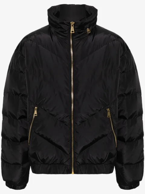 Versace Jeans Couture chamarra con logo estampado