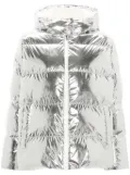 Yves Salomon hooded puffer jacket - Silver