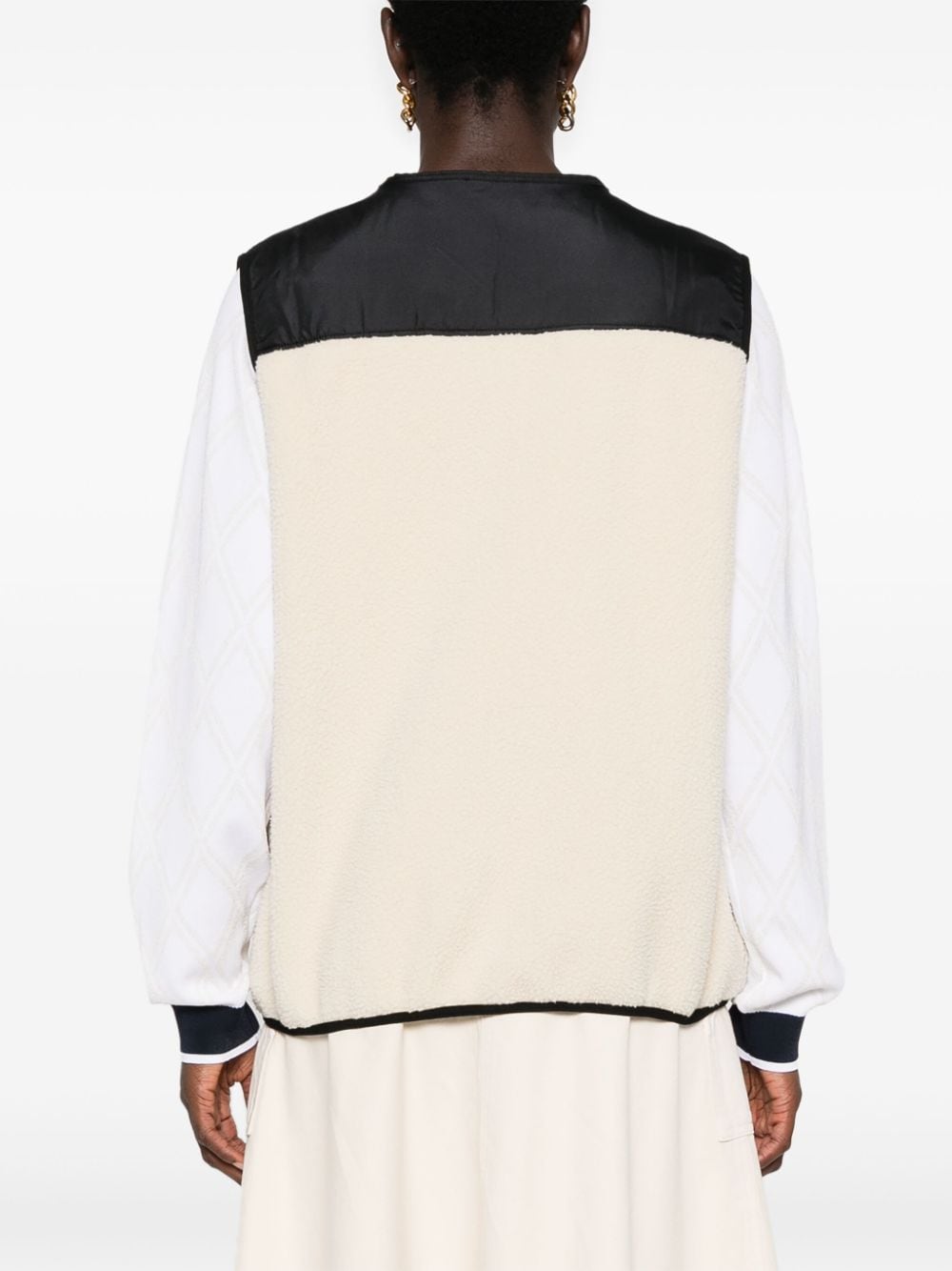 Shop Apc Nate Gilet In Neutrals