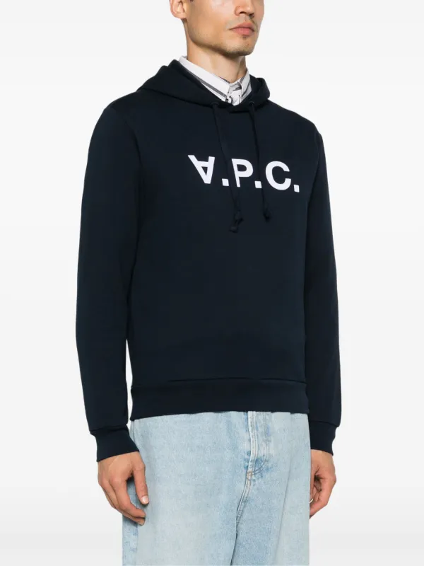 【送料&関税込】A.P.C. Standard Grand Vpc Hoodie A.P.C. Standard Grand VPC Hoodie | Blue | FARFETCH JO
