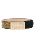 Philipp Plein crystal-embellished belt - Black
