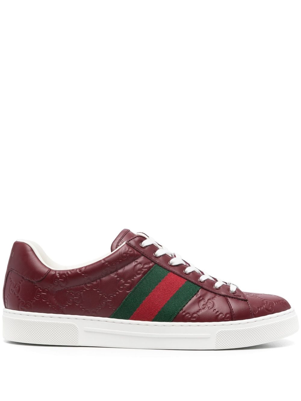 Gucci Ace leren sneakers Rood