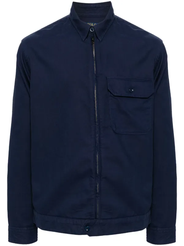 Zip shirt jacket sale