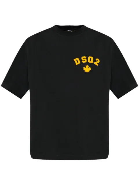 DSQUARED2 logo-patch T-shirt 