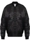 Moschino zip-up padded bomber jacket - Black