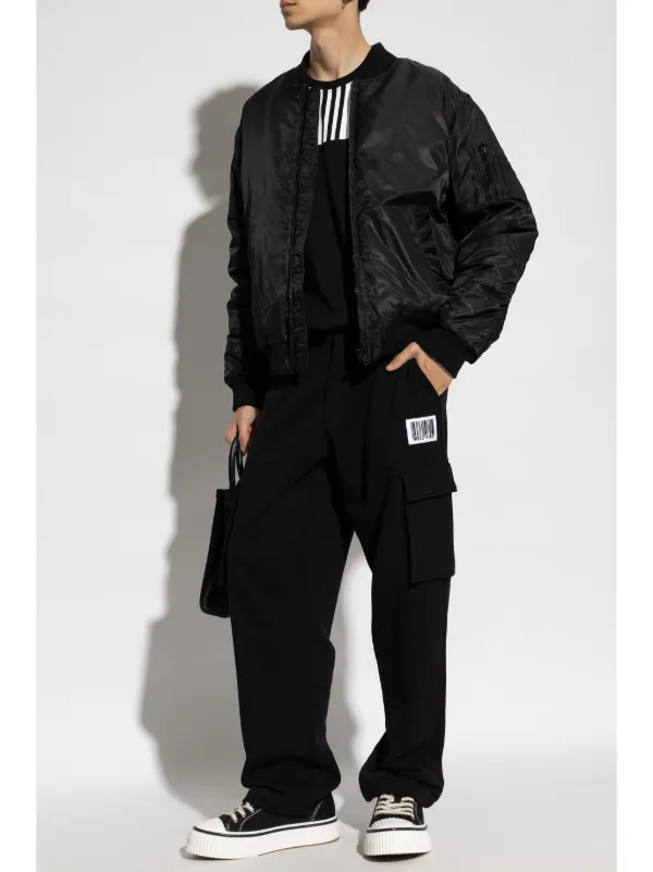 Moschino zip-up Padded Bomber Jacket | Black | FARFETCH ID