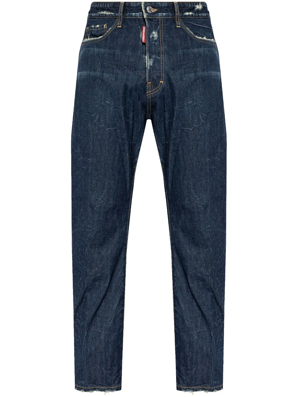 Shop Dsquared2 Bro Jeans In Blue