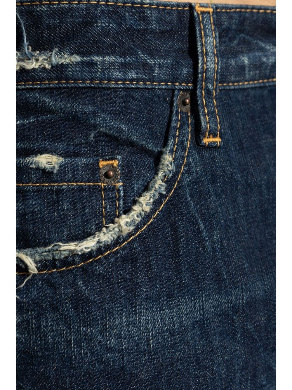 Shop Dsquared2 Bro Jeans In Blue