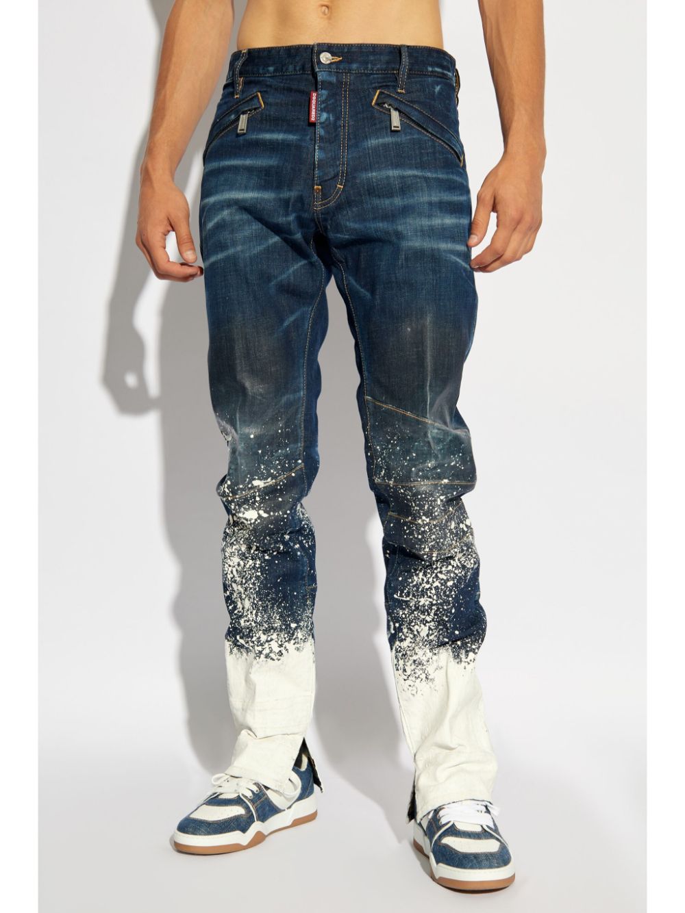 DSQUARED2 paint-splatter jeans Men