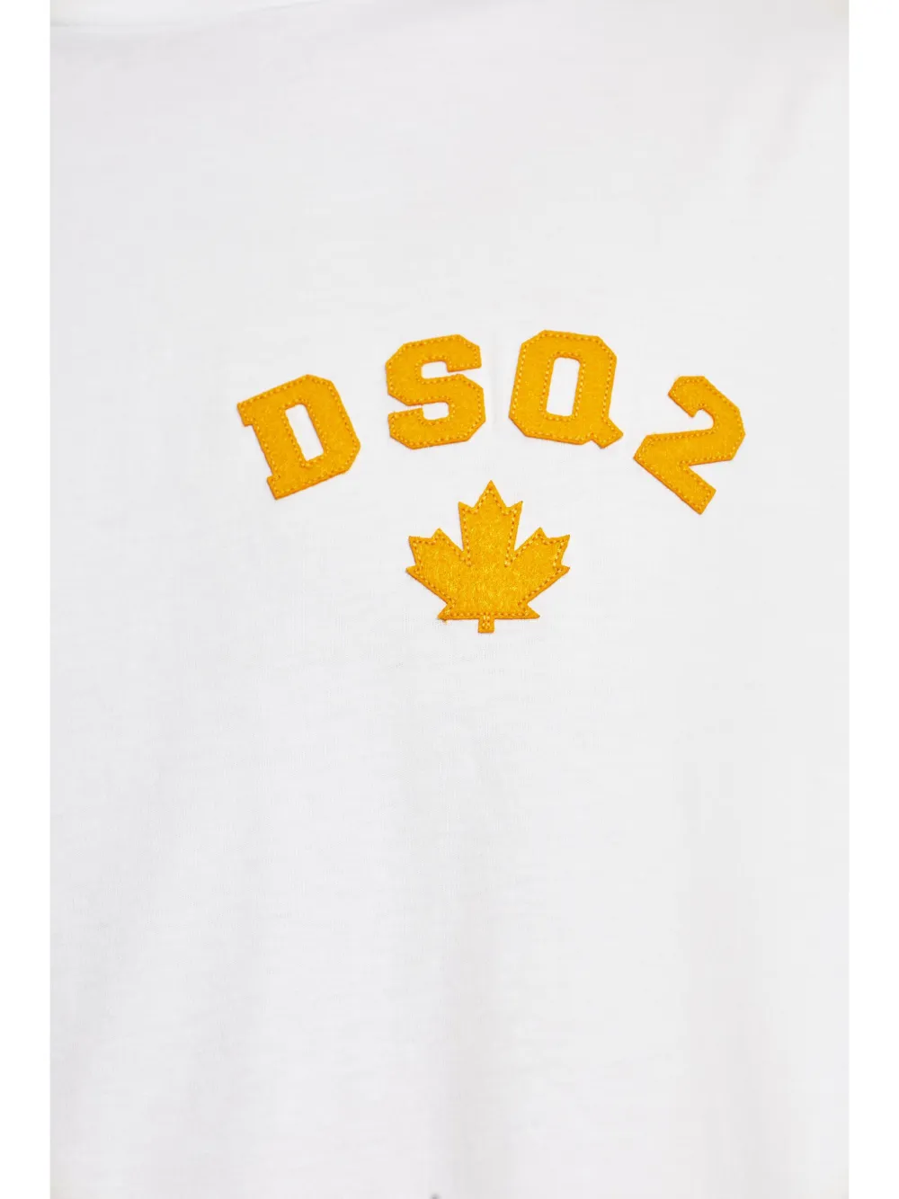 DSQUARED2 T-shirt met logopatch Wit