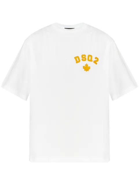 DSQUARED2 logo-patch T-shirt 