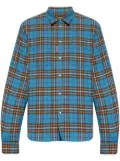 DSQUARED2 checked cotton shirt - Blue