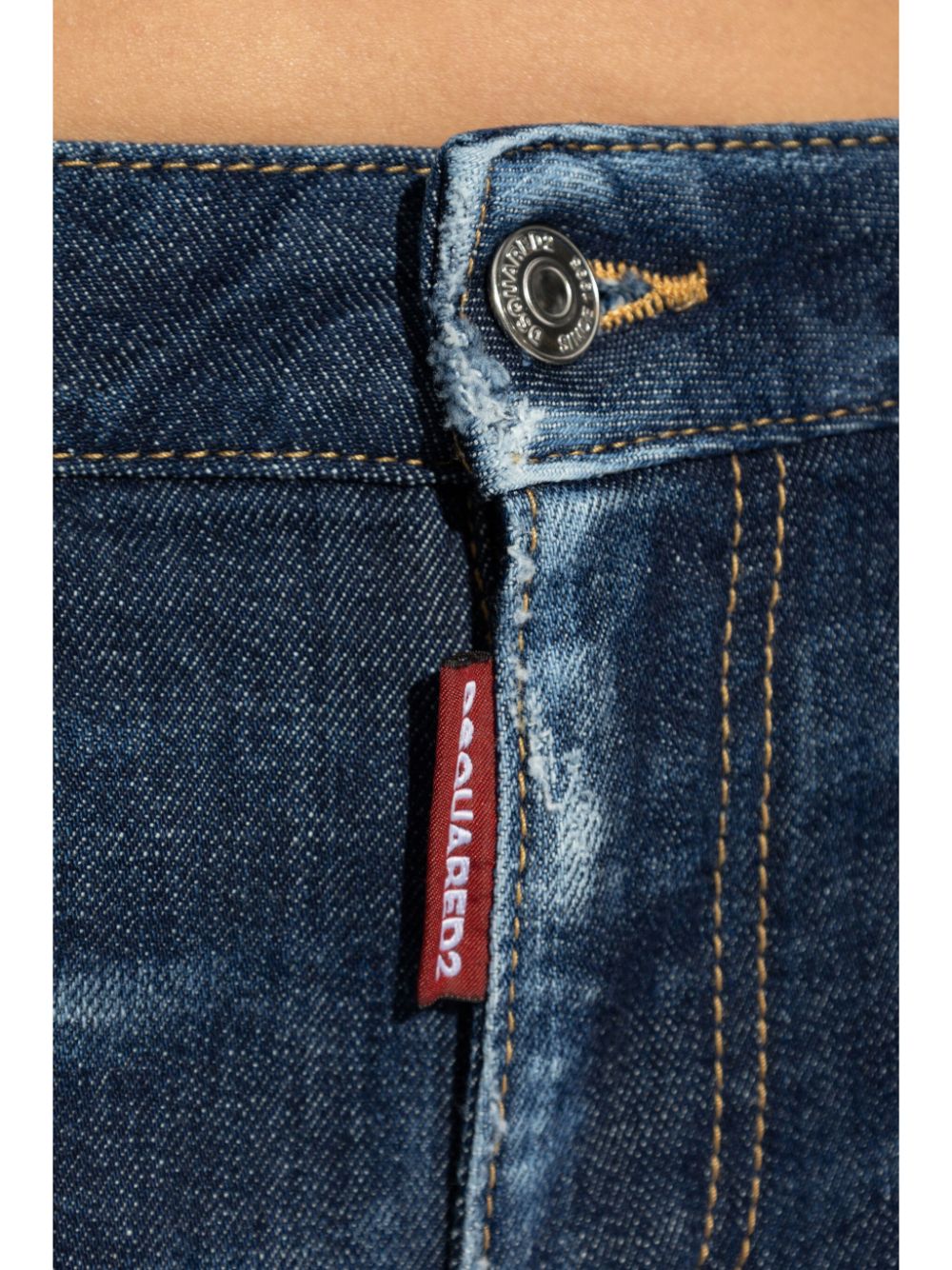 Shop Dsquared2 Mid-waist Flared Jeans In Blue