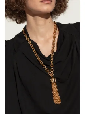 MOSCHINO モスキーノ ゴールドカラーハート ペンダント
