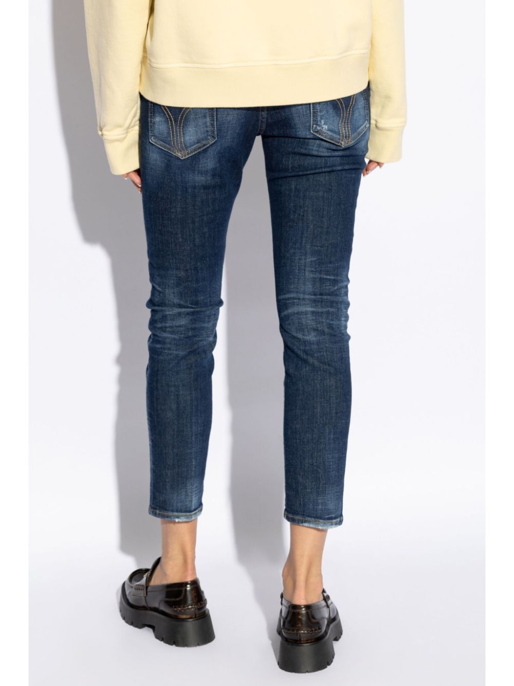 DSQUARED2 70s cotton tapered jeans Women