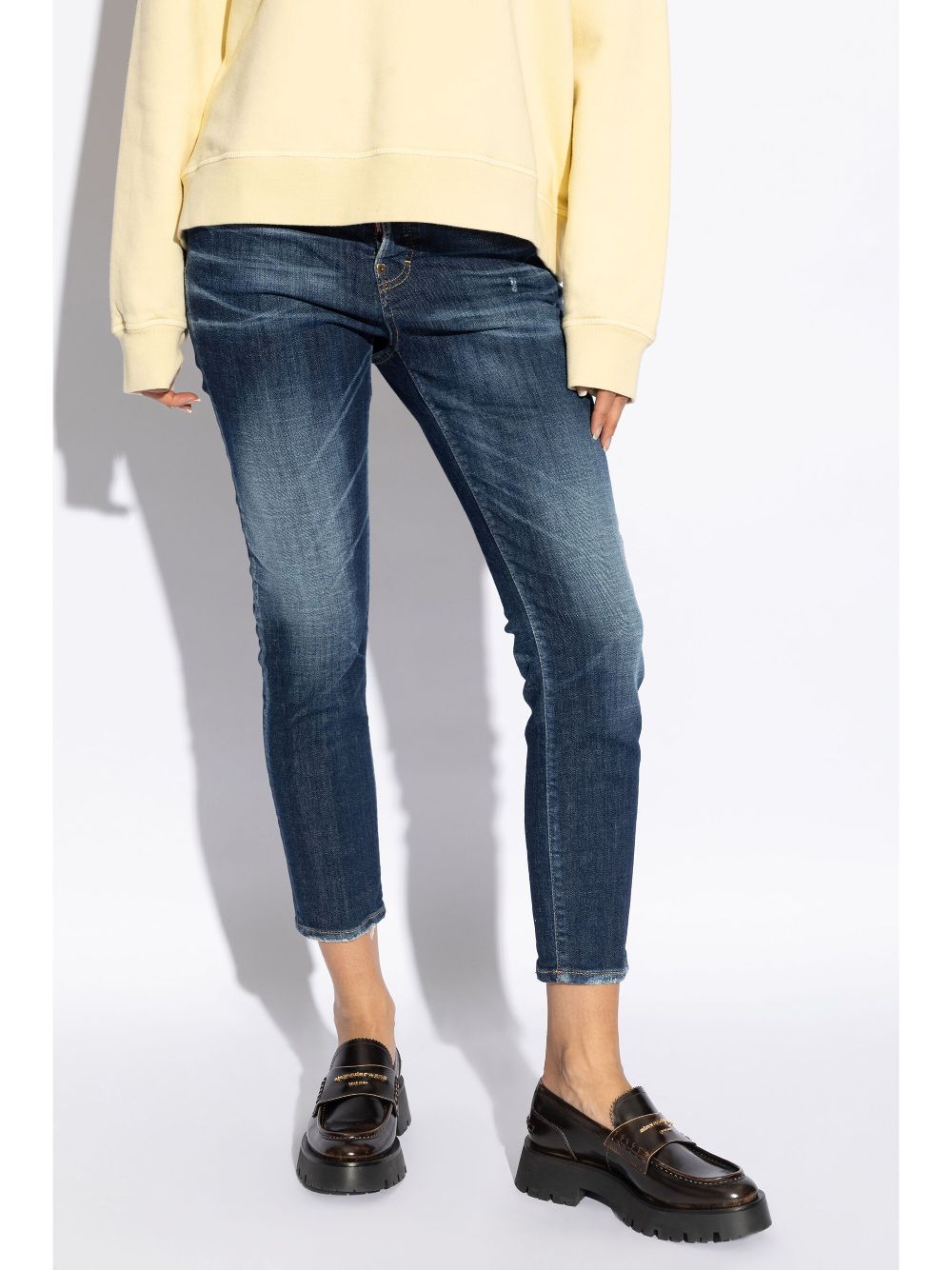 DSQUARED2 70s cotton tapered jeans Women