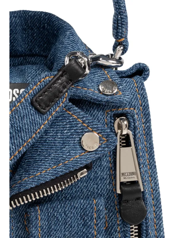 Moschino Denim Shoulder Bag - Farfetch