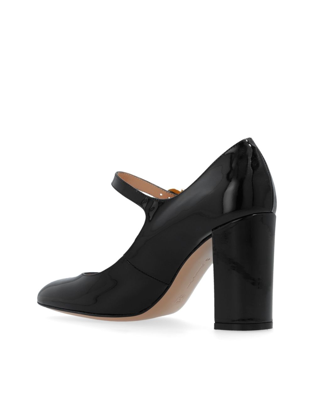 Gianvito Rossi patent finish Mary Janes Black