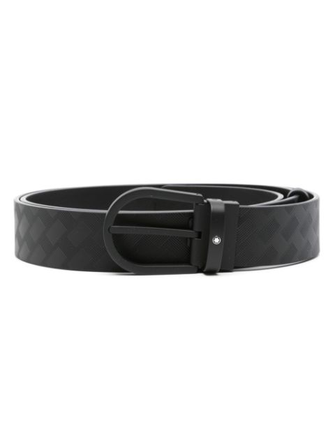 Montblanc ceinture en cuir à boucle Horseshoe