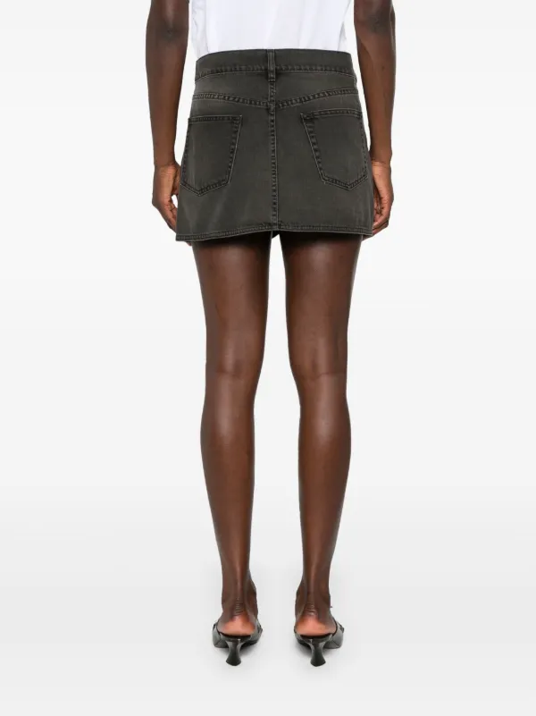 ミニスカート Coperni FW24 DENIM MINI SKIRT (COPJ24F2004 GRY) Coperni Denim Mini Skirt | Grey | FARFETCH GE