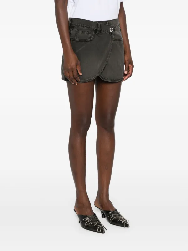 ミニスカート Coperni FW24 DENIM MINI SKIRT (COPJ24F2004 GRY) Coperni Denim Mini Skirt | Grey | FARFETCH GE