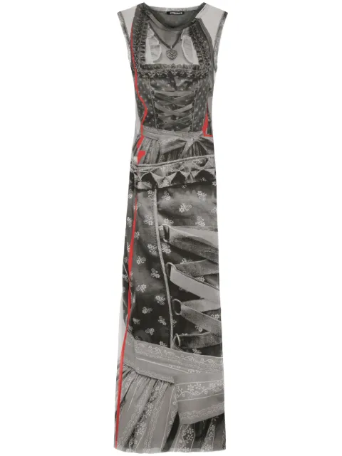 Ottolinger mesh maxi dress