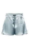 Miu Miu satin pyjama shorts - Blue