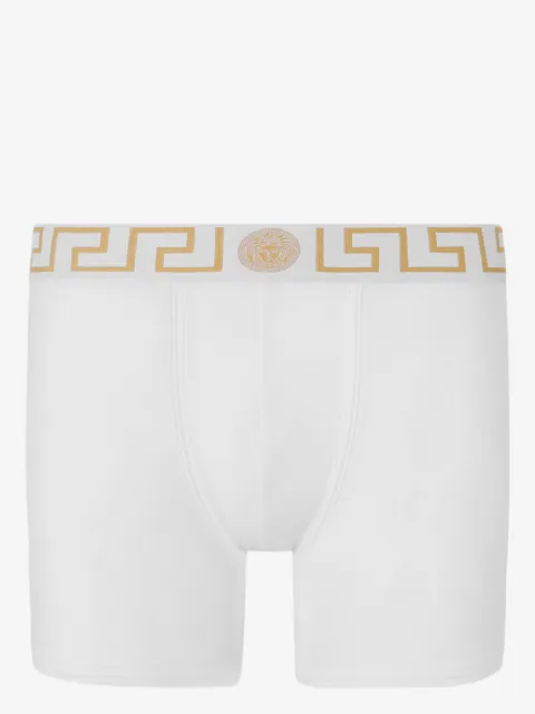 Versace cotton-jersey long trunks