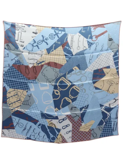 Hermes 2010s Carres 65 Les Petits Papier scarf Women