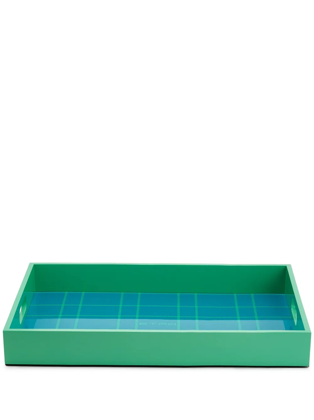 ETRO HOME wood tray | Green | Image 1