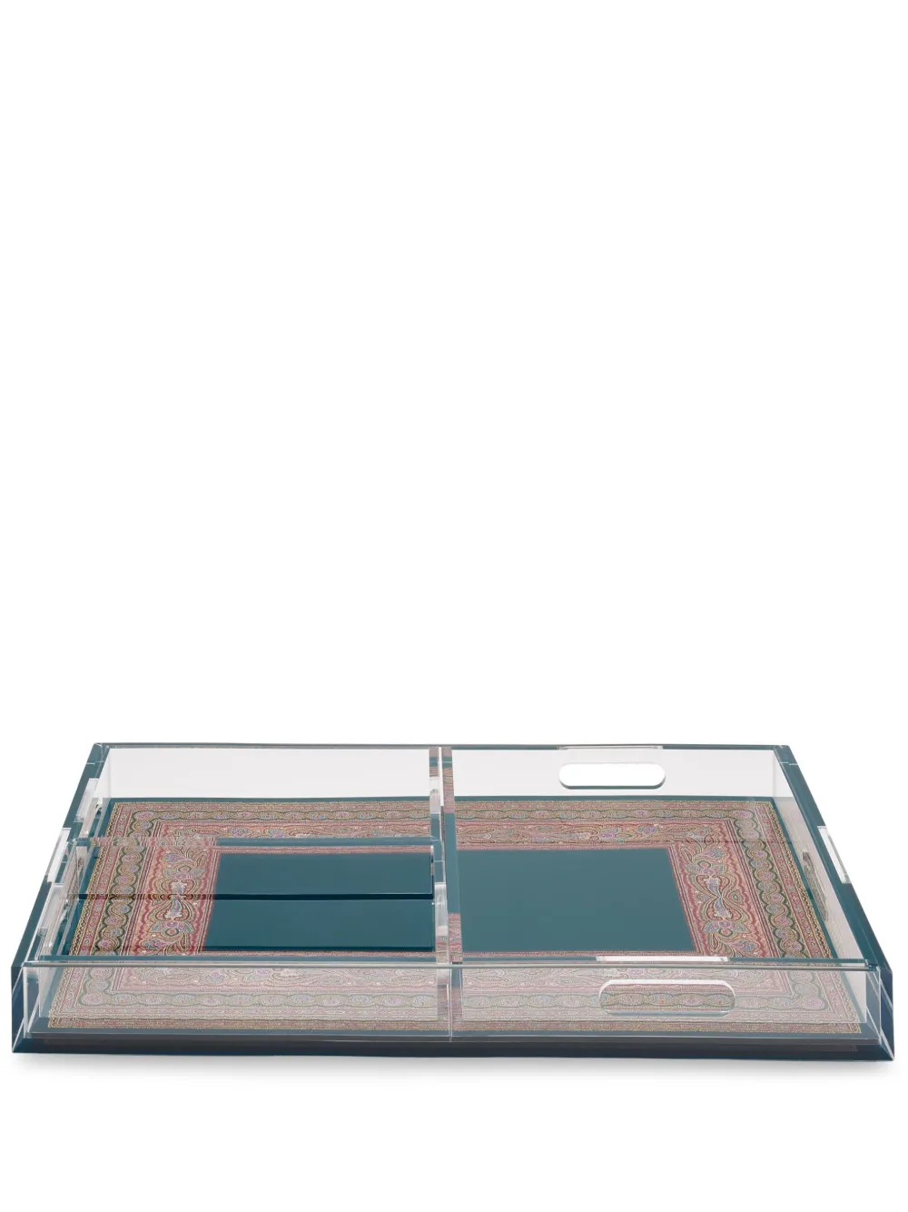 ETRO HOME paisley-print tray | Green | Image 1