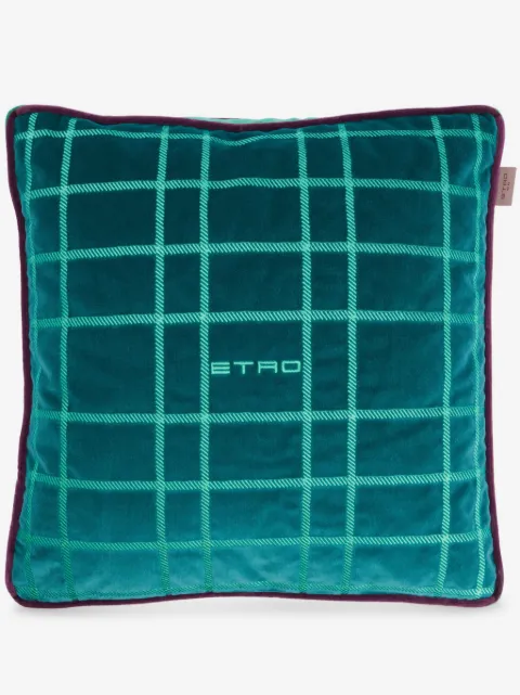 ETRO HOME 로고 플러시 피니시 쿠션
