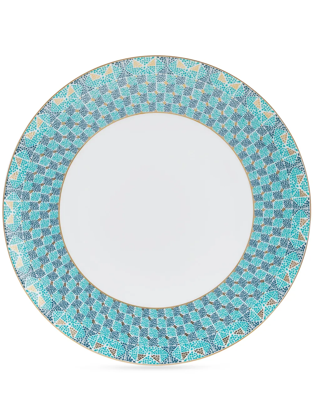 Haviland geometric-print porcelain plate | Blue | Image 1