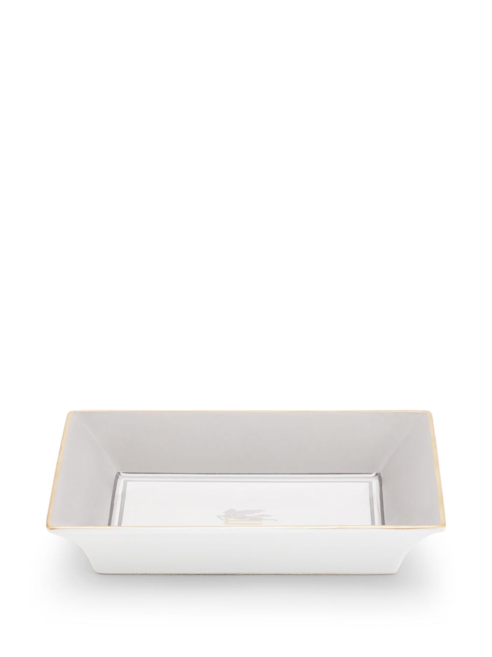 ETRO HOME porcelain tray - Grijs