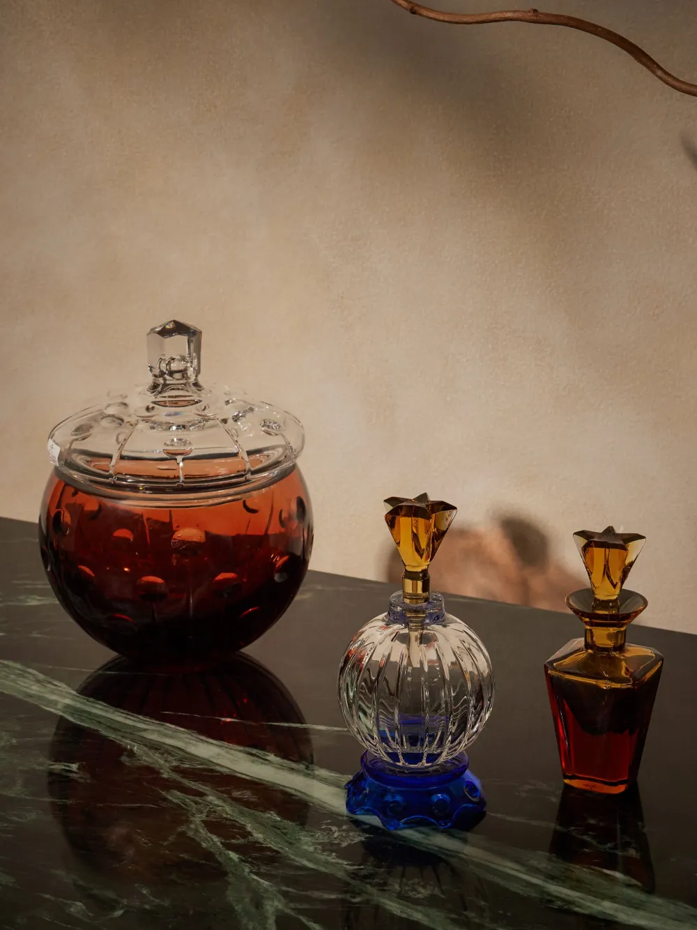 Mario Cioni & C Baba Red Candy Candle In Red