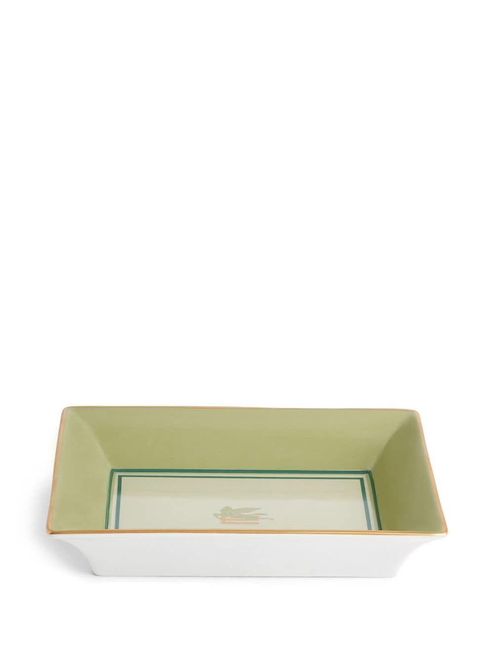 ETRO HOME porcelain tray - Groen