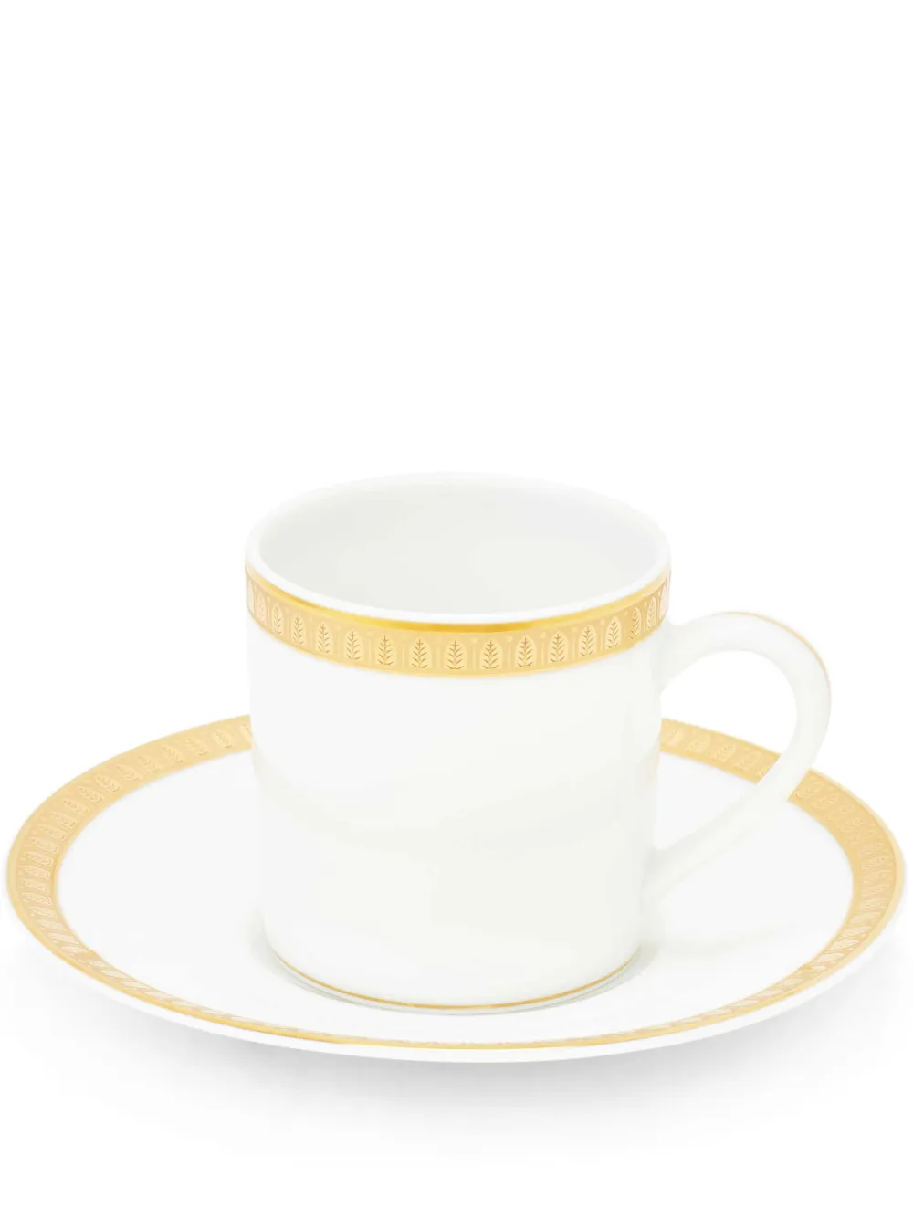 Christofle Albi Platine cup & saucer | White | Image 1