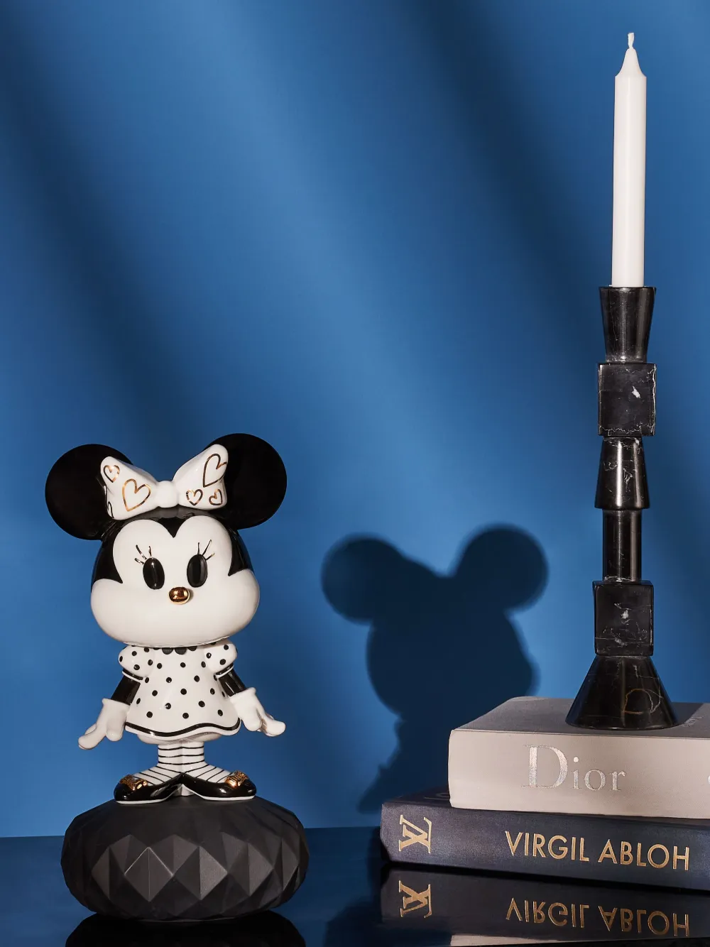 Lladrò Minnie Mouse Porcelain Sculpture In White