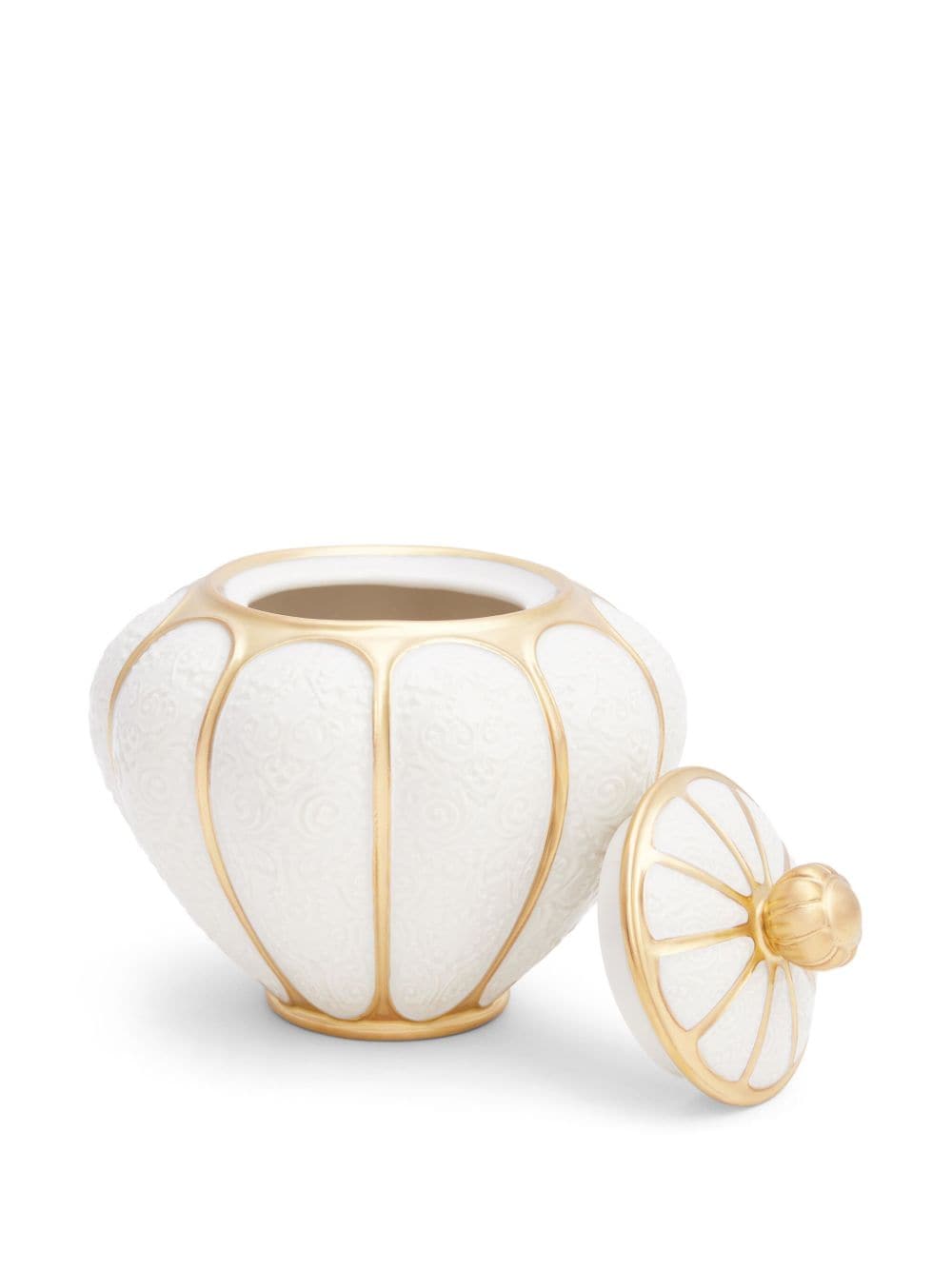 Shop Villari Amour Sugar Bowl In Weiss