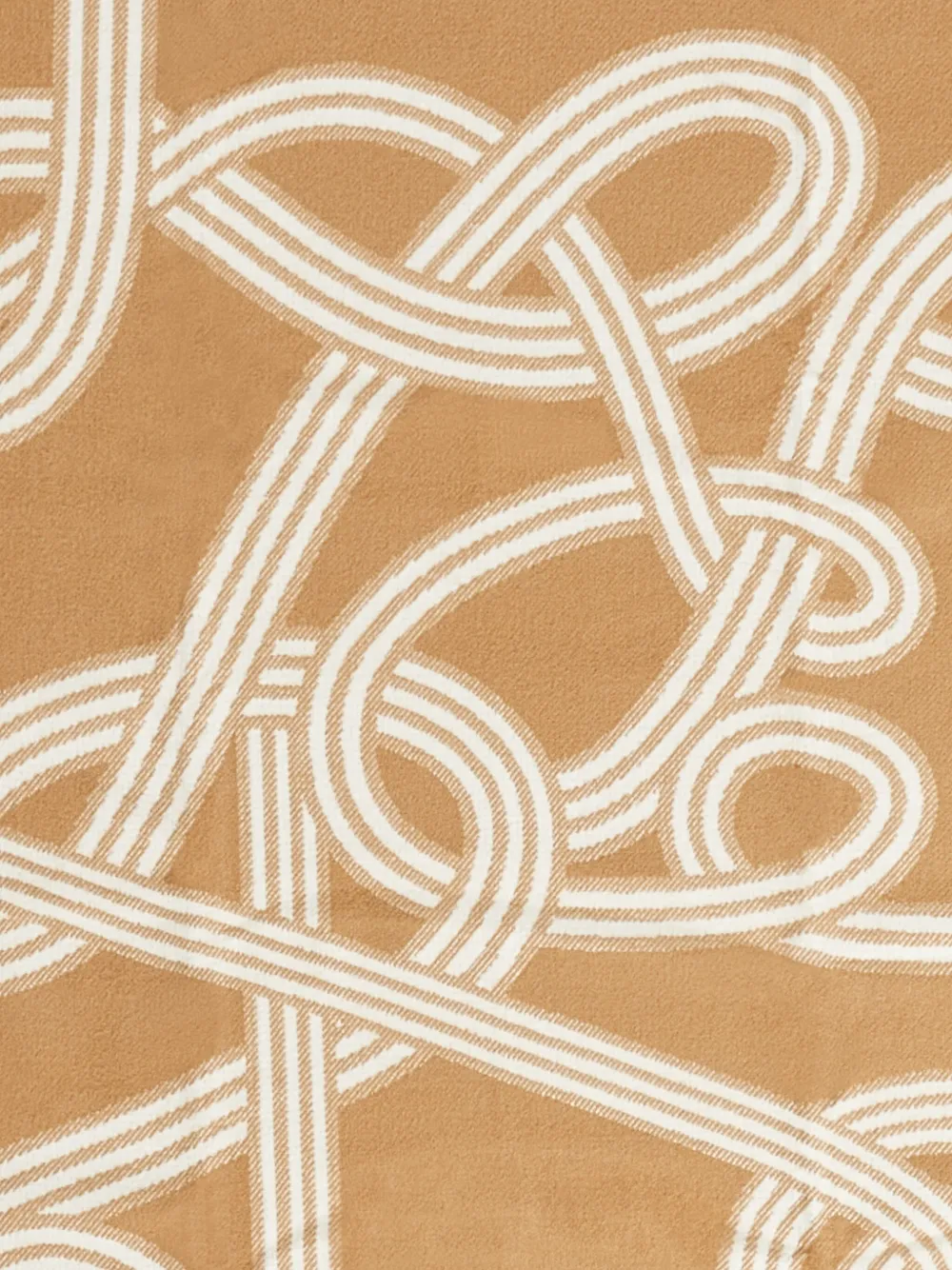 Ralph Lauren Home logo pattern knitted blanket - Beige
