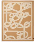 Ralph Lauren Home logo pattern knitted blanket - Neutrals