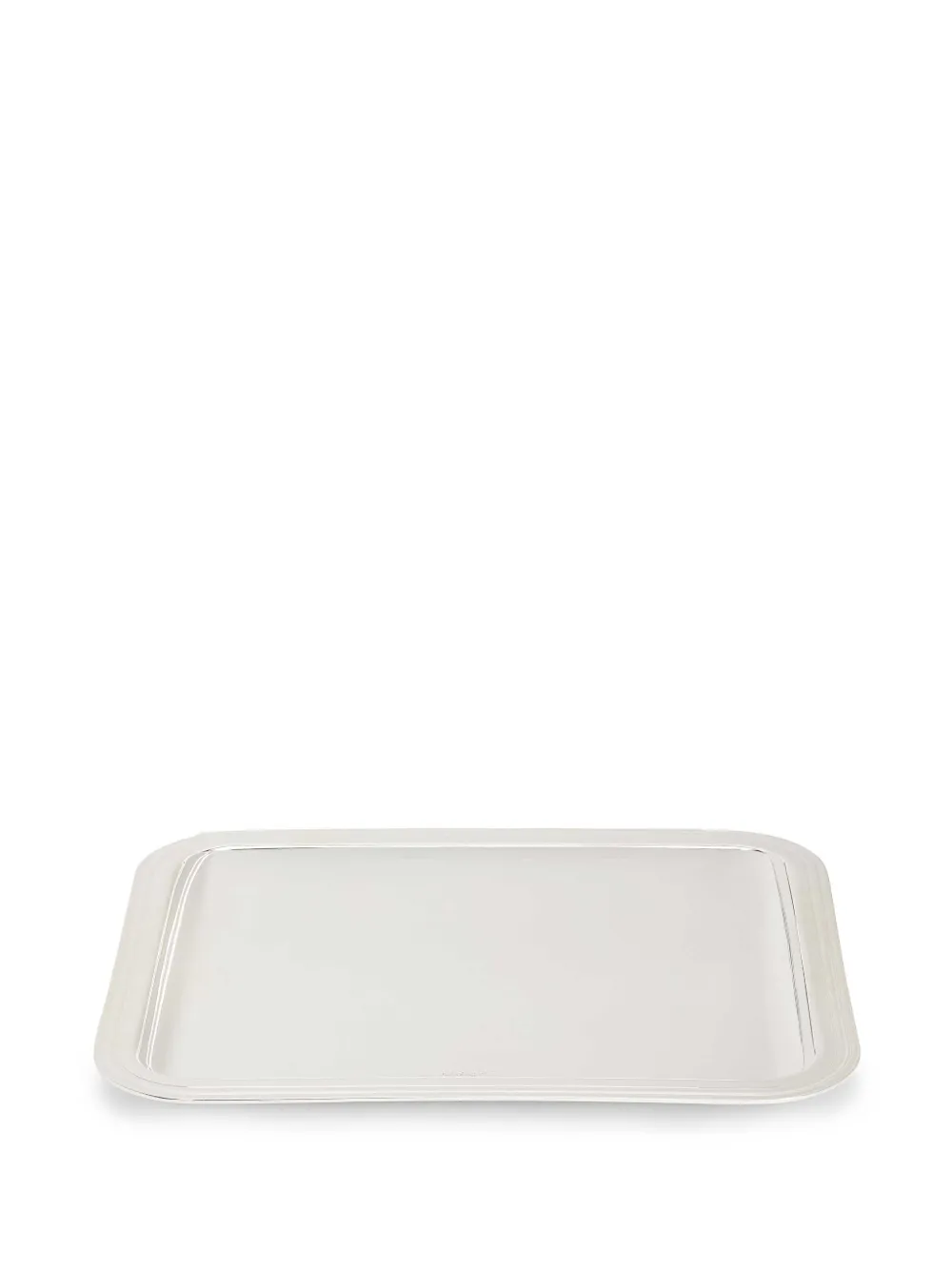 Christofle Albi Rectangular Tray In 银色
