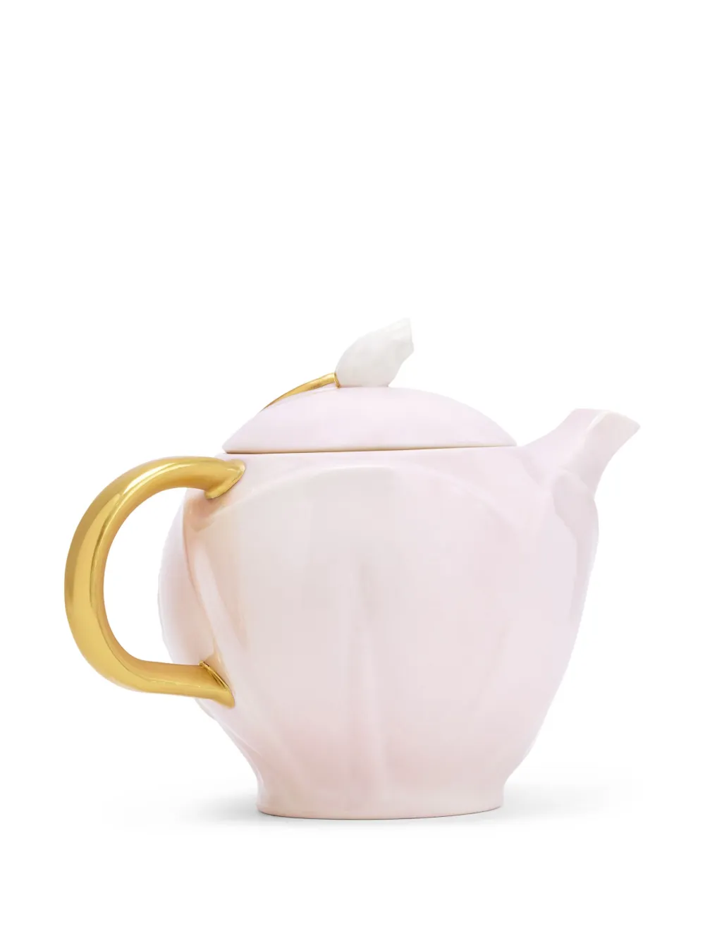 Villari Tulip Teapot In Rosa