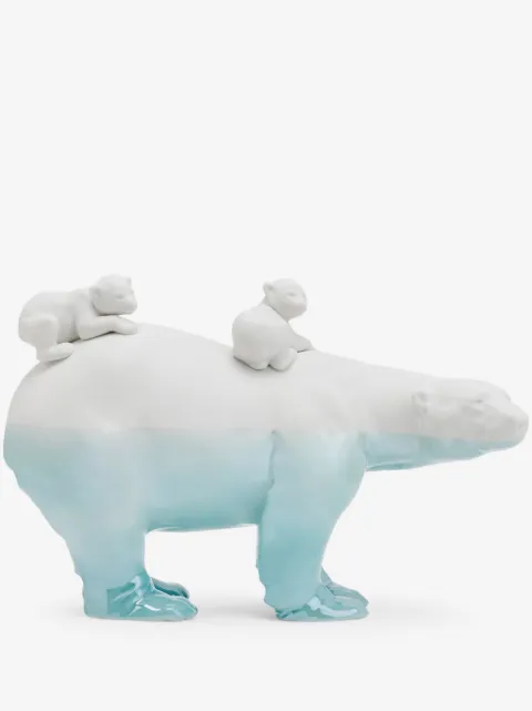 Lladró Mummy bear and babies sculpture